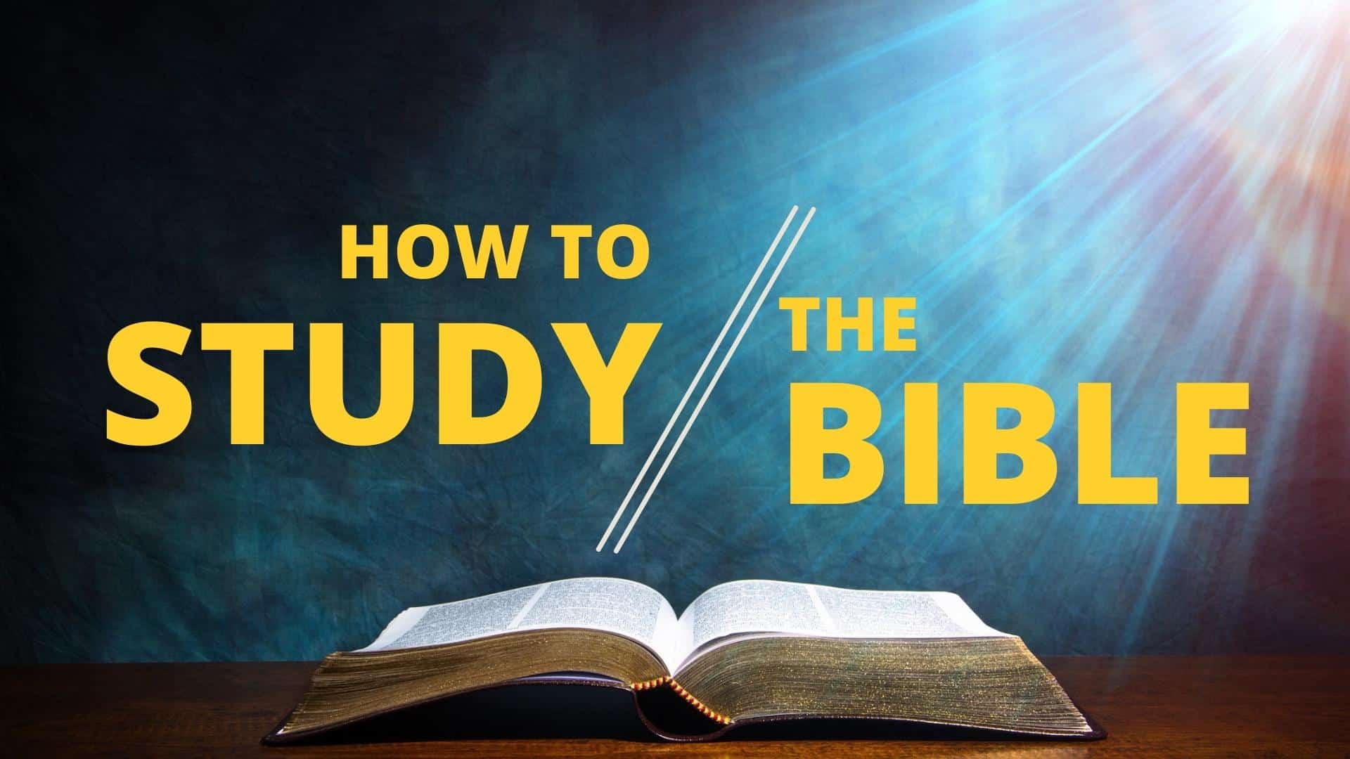 Midweek Study: How To Study The Bible Archives - Mount Vernon Baptist ...